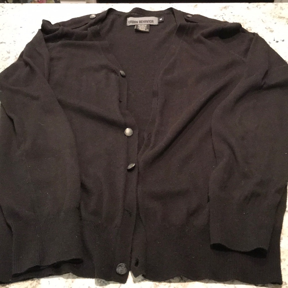 Men’s Black Cardigan